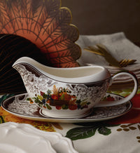 Tracy & Co Porcelain Gravy Boat - Harvest