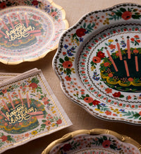 Tracy & Co Celebration Plate - Floral Cake