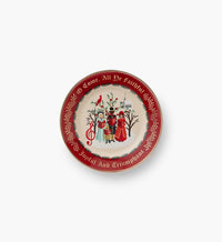 Tracy & Co Porcelain Dessert Plate Set - Christmas Carols