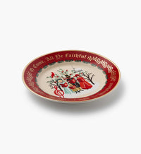 Tracy & Co Porcelain Dessert Plate Set - Christmas Carols