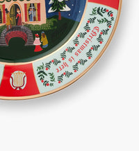 Tracy & Co Porcelain Dessert Plate Set - Christmas Carols