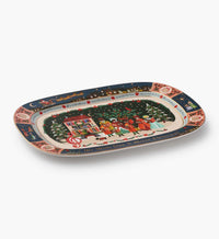 Tracy & Co Large Porcelain Serving Platter - Christmas Carols