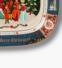 Tracy & Co Large Porcelain Serving Platter - Christmas Carols