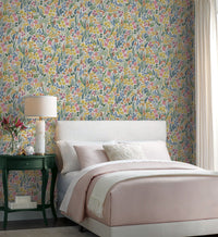 Tracy & Co Lea Peel & Stick Wallpaper - White