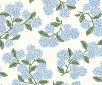 Tracy & Co Hydrangea Peel & Stick Wallpaper - Blue & White