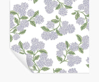 Tracy & Co Hydrangea Peel & Stick Wallpaper - Lilac & White