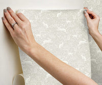 Tracy & Co Fable Peel & Stick Wallpaper - Linen