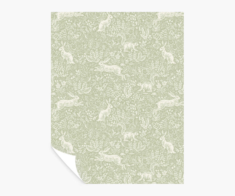 Tracy & Co Fable Peel & Stick Wallpaper Sample - Mint