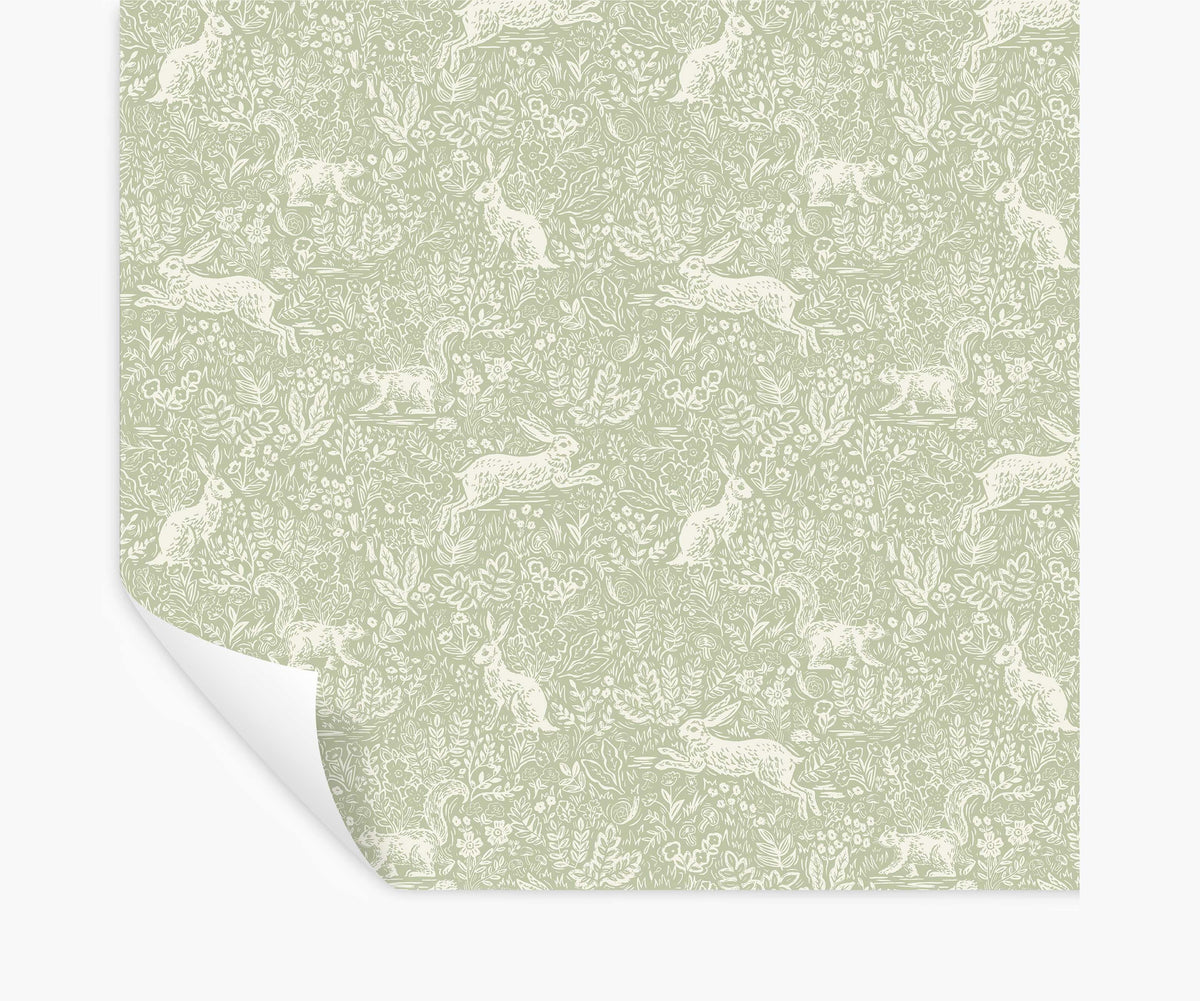 Tracy & Co Fable Peel & Stick Wallpaper - Mint