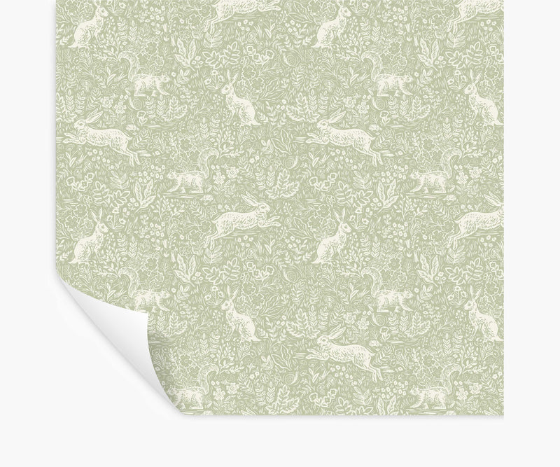 Tracy & Co Fable Peel & Stick Wallpaper - Mint