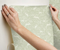 Tracy & Co Fable Peel & Stick Wallpaper - Mint