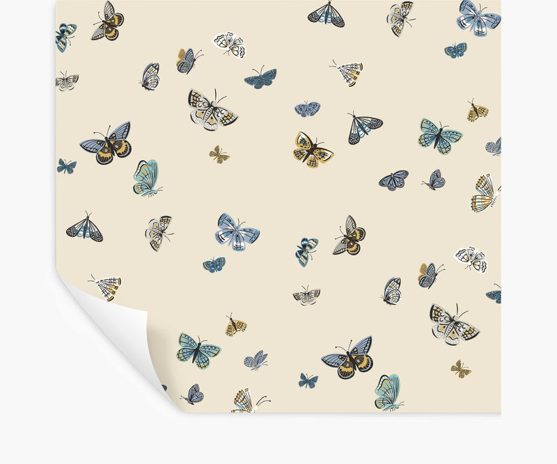 Tracy & Co Butterfly House Peel & Stick Wallpaper - Linen
