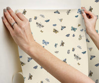 Tracy & Co Butterfly House Peel & Stick Wallpaper - Linen