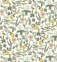 Tracy & Co Herb Garden Peel & Stick Wallpaper - Cream