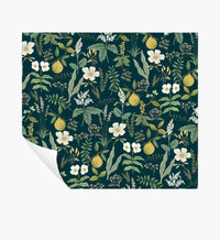 Tracy & Co Herb Garden Peel & Stick Wallpaper - Navy