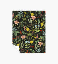 Tracy & Co Herb Garden Peel & Stick Wallpaper Sample - Black