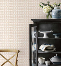 Tracy & Co Daisy Gingham Peel & Stick Wallpaper - Blush