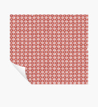 Tracy & Co Daisy Gingham Peel & Stick Wallpaper - Red