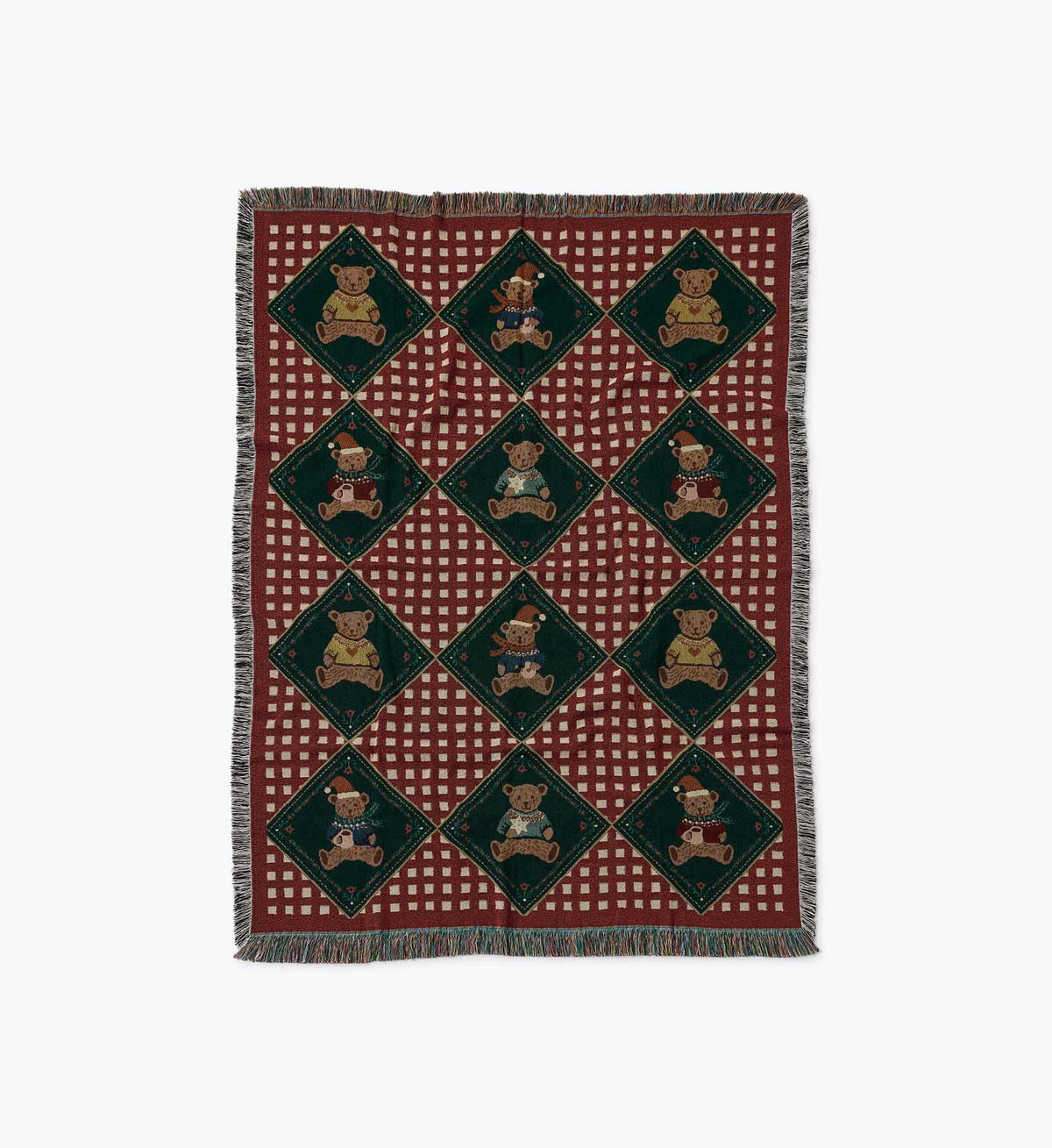 Tracy & Co Woven Blanket - Beary Christmas