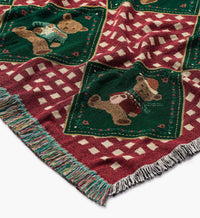 Tracy & Co Woven Blanket - Beary Christmas