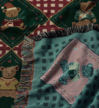 Tracy & Co Woven Blanket - Beary Christmas