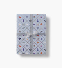 Tracy & Co Holiday Wrapping Roll - Hanukkah Argyle