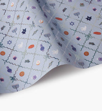 Tracy & Co Holiday Wrapping Roll - Hanukkah Argyle