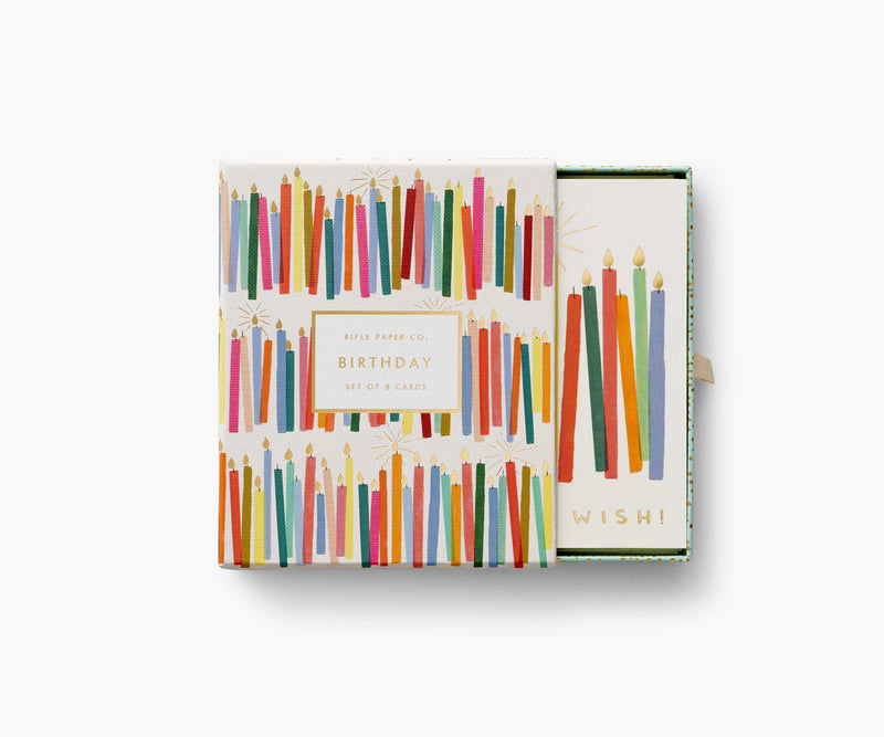 Tracy & Co Keepsake Card Box - Birthday Candles