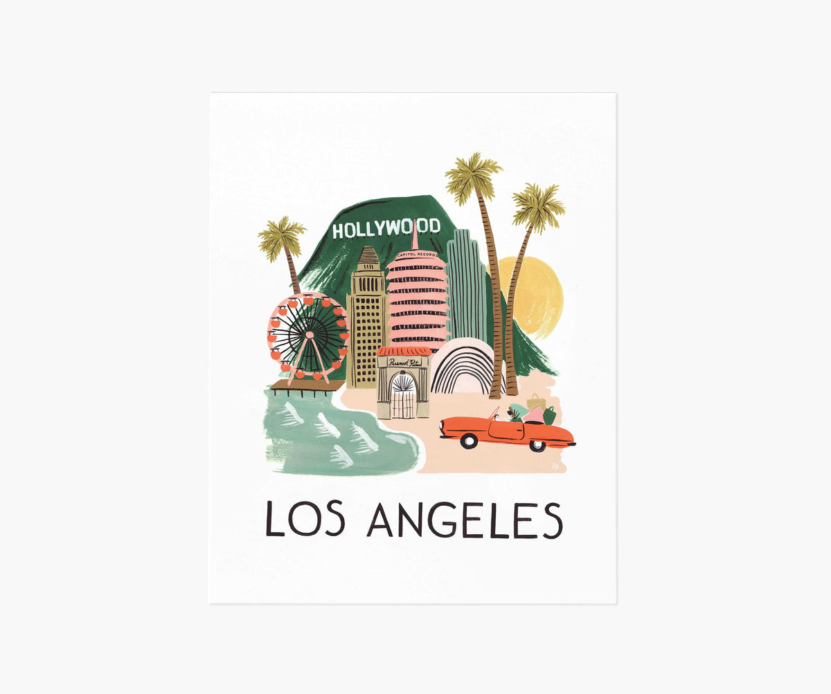 Tracy & Co Los Angeles Art Print