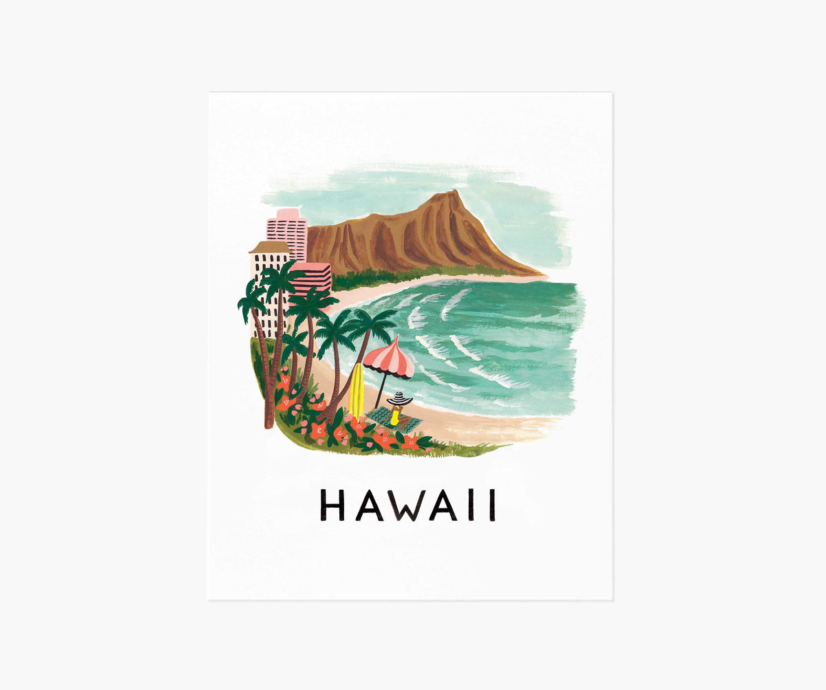 Tracy & Co Hawaii Art Print