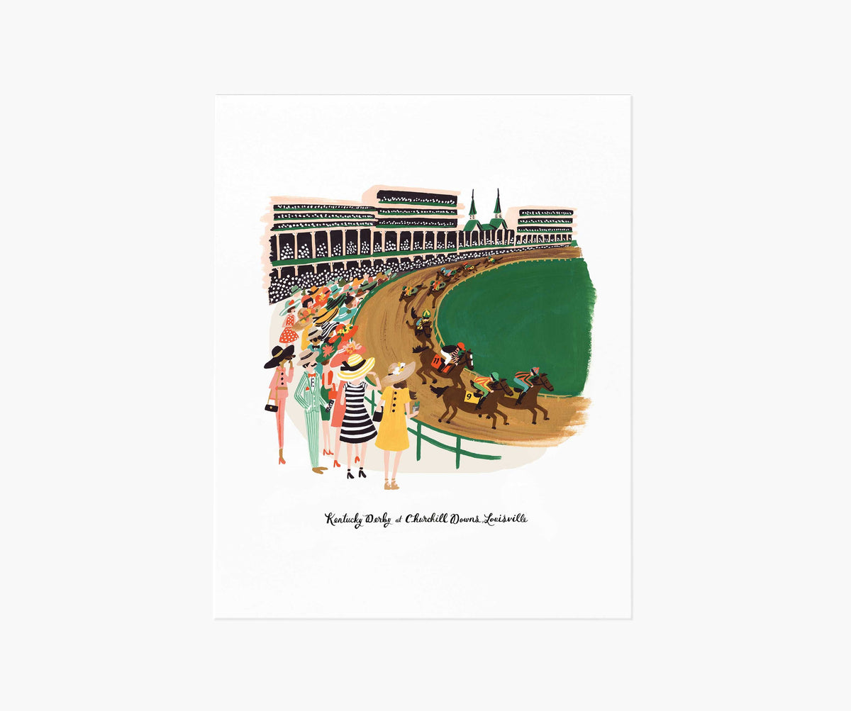 Tracy & Co Kentucky Derby Art Print