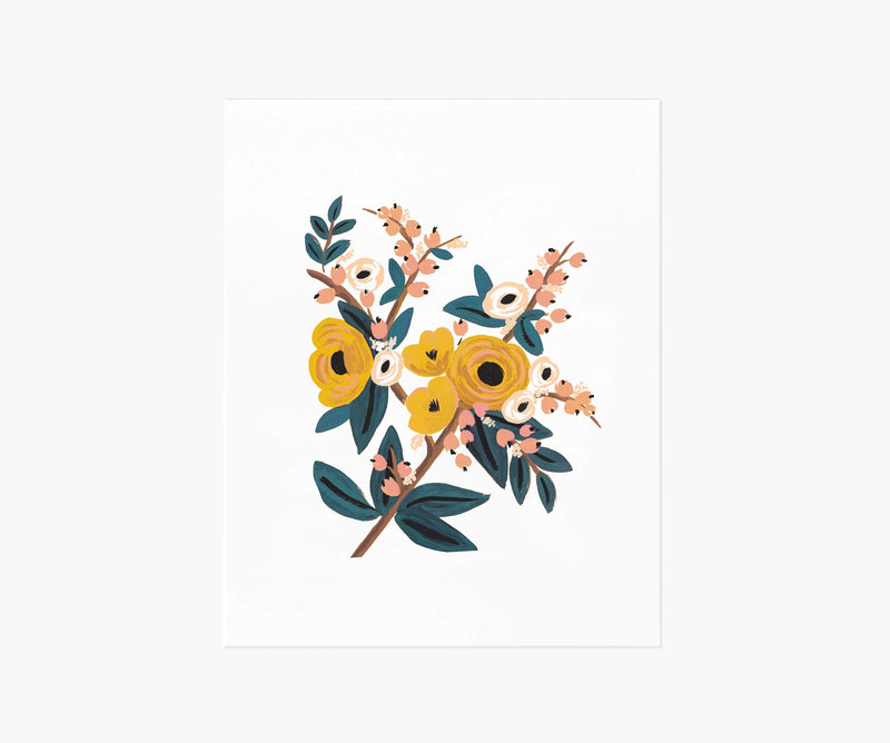 Tracy & Co Marigold Botanical Art Print