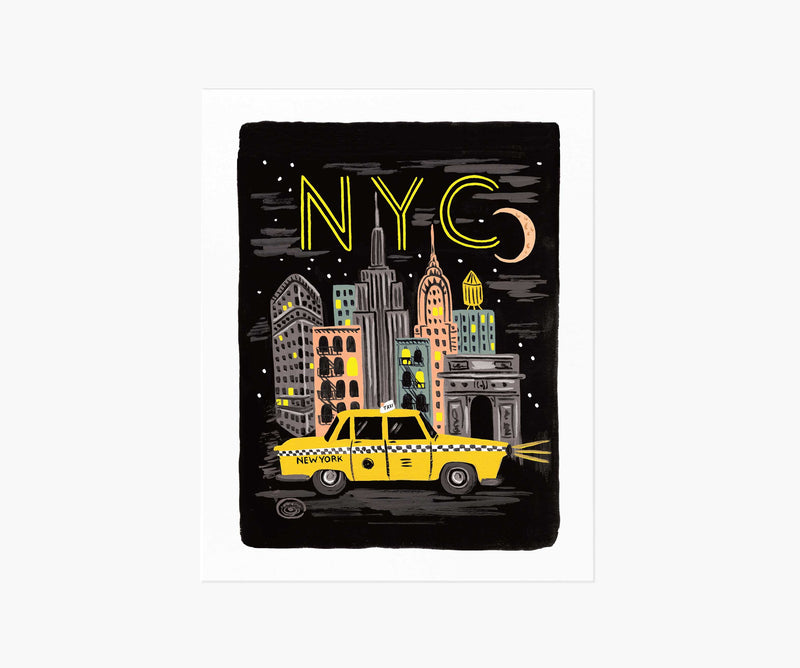 Tracy & Co Bon Voyage NYC Art Print