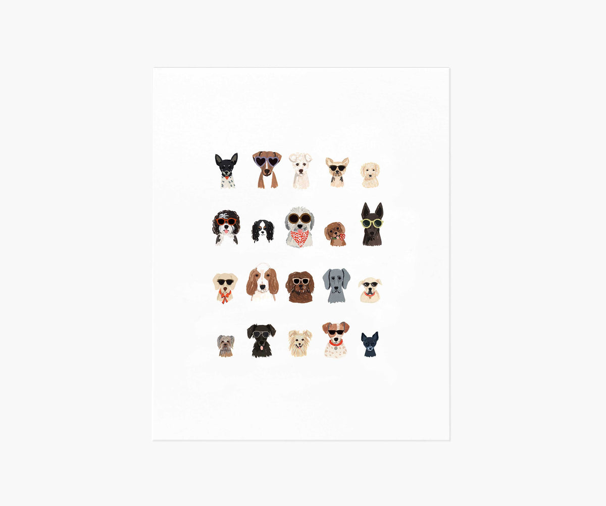 Tracy & Co Dog Days of Summer Art Print