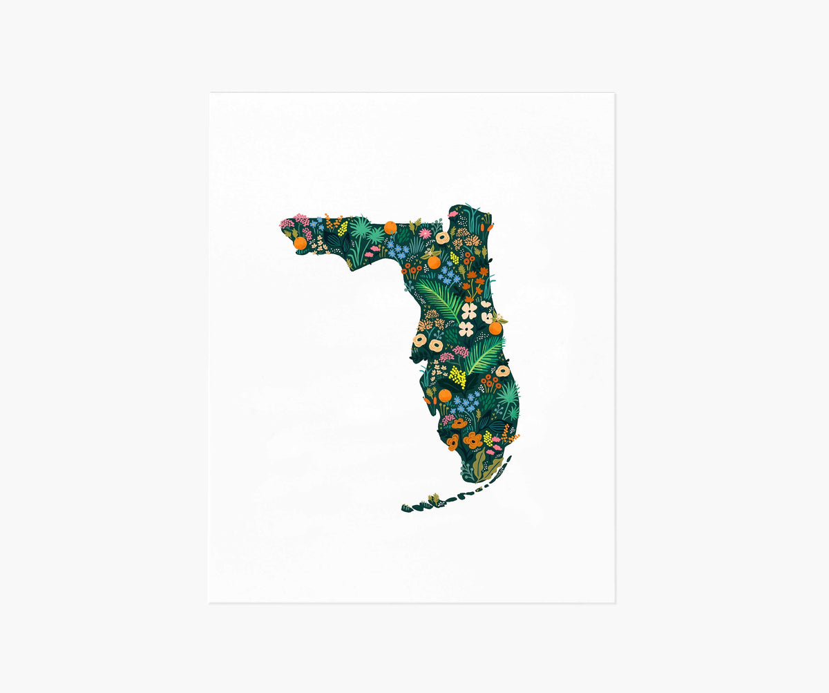 Tracy & Co Florida Wildflowers Art Print