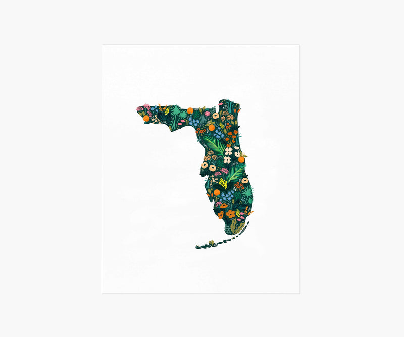 Tracy & Co Florida Wildflowers Art Print