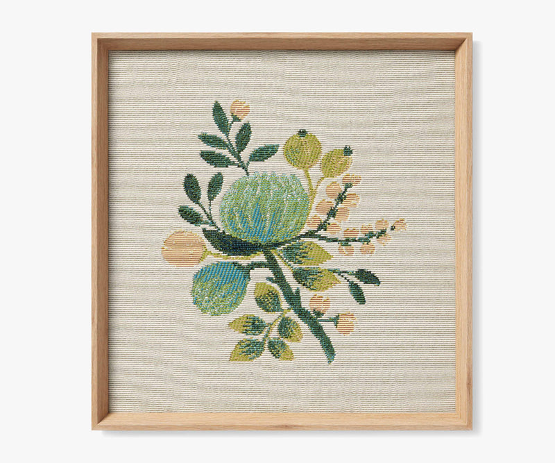 Tracy & Co Framed Wall Art - Blue Botanical