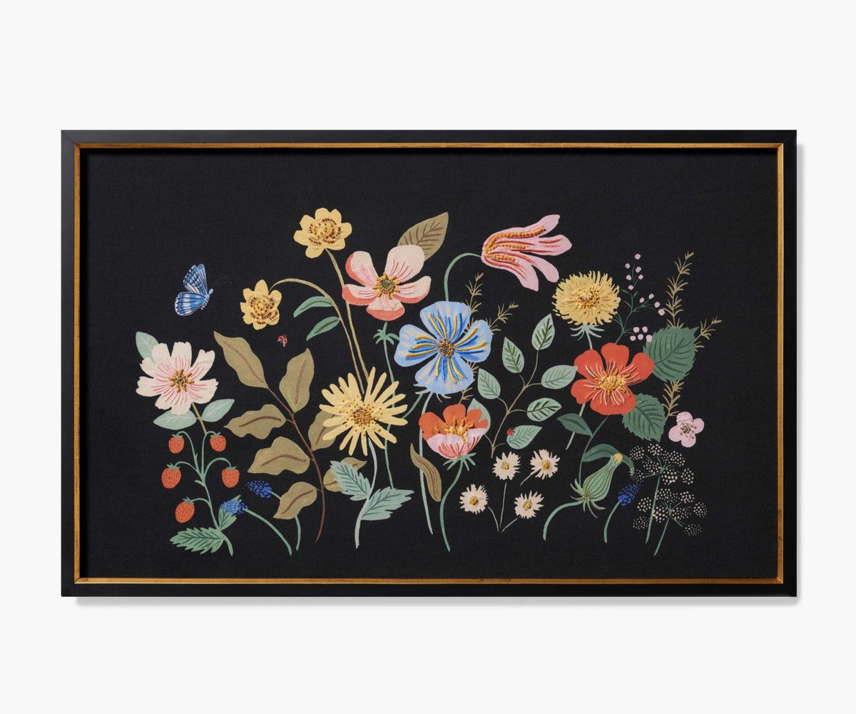 Tracy & Co Framed Wall Art - Strawberry Fields Cluster