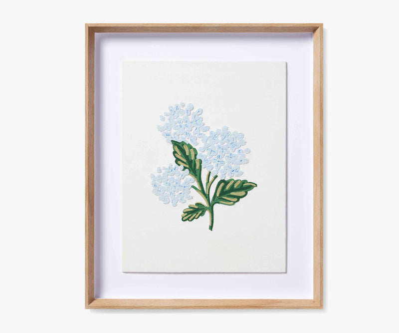Tracy & Co Framed Wall Art - Hydrangea Cream