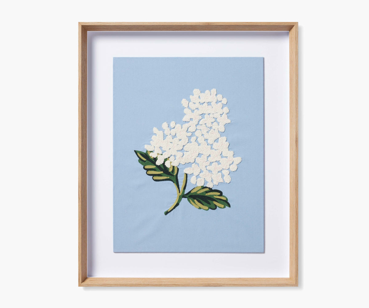 Tracy & Co Framed Wall Art - Hydrangea Blue