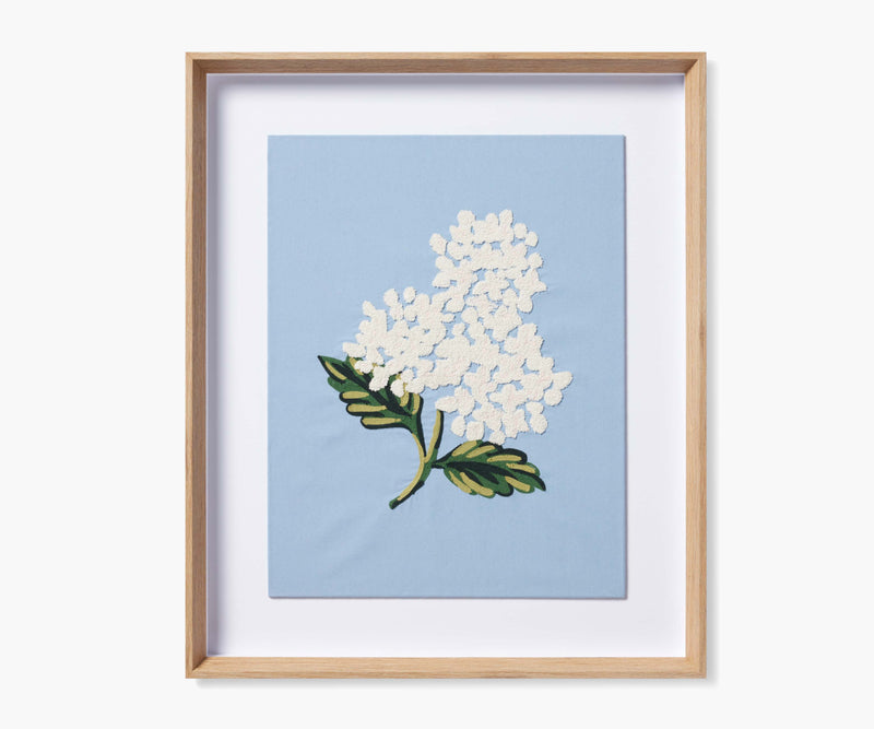 Tracy & Co Framed Wall Art - Hydrangea Blue