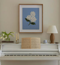 Tracy & Co Framed Wall Art - Hydrangea Blue