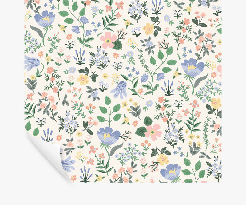 Tracy & Co Bramble Fields Peel & Stick Wallpaper - Cream