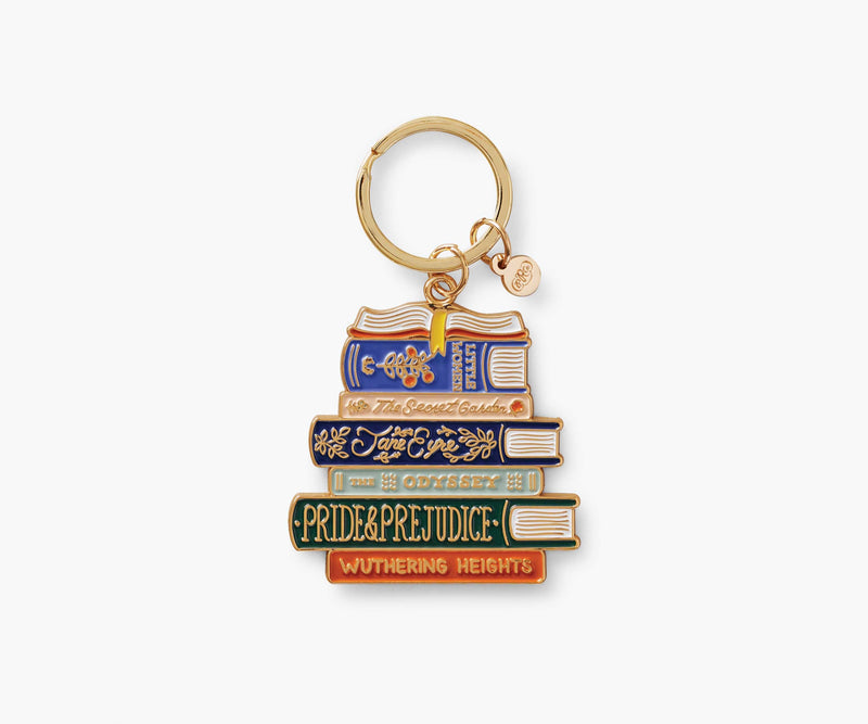 Tracy & Co Enamel Keychain - Book Club