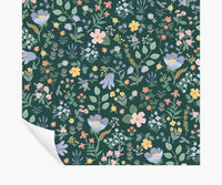 Tracy & Co Bramble Fields Peel & Stick Wallpaper - Evergreen