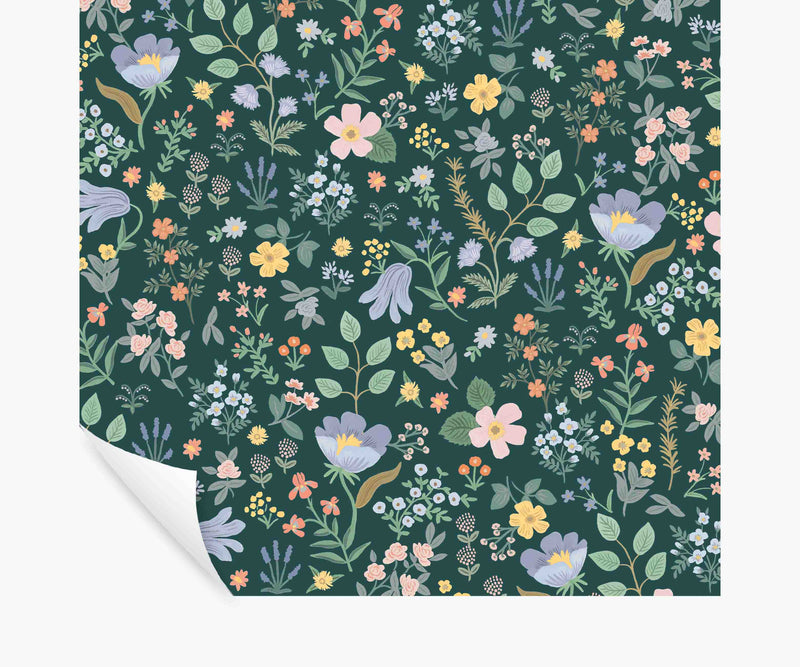 Tracy & Co Bramble Fields Peel & Stick Wallpaper - Evergreen