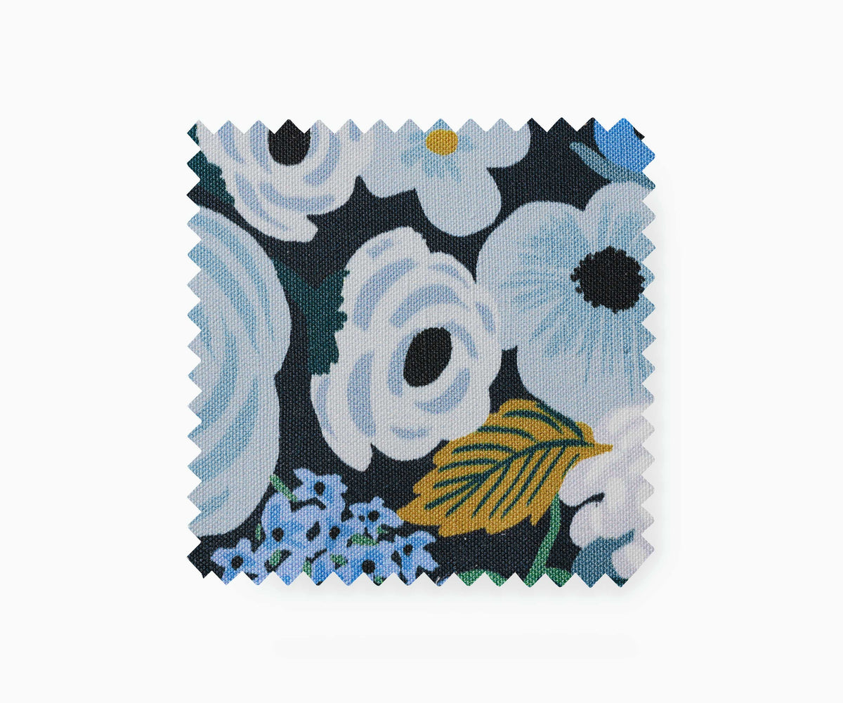 Tracy & Co Furniture Fabric Sample - Garden Party Blue