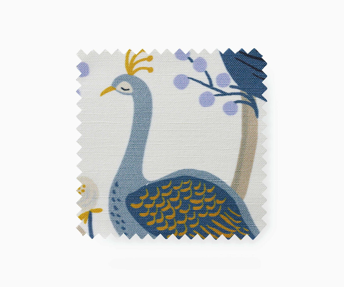 Tracy & Co Furniture Fabric Sample - Peacock
