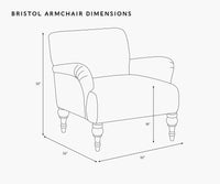 Tracy & Co Bristol Armchair - Strawberry Fields