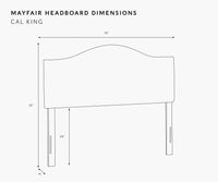 Tracy & Co Mayfair Headboard - Strawberry Fields